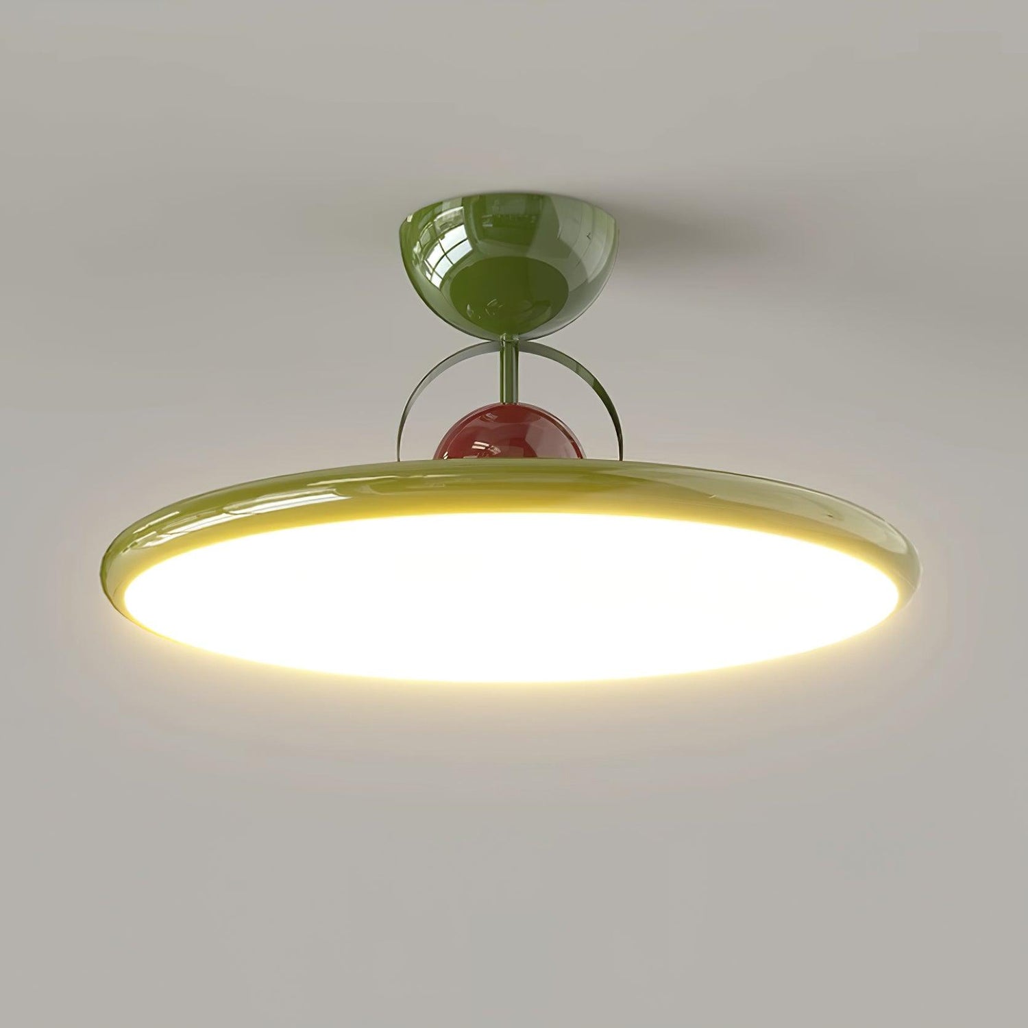 Modern Ceiling Light  Green Metal LED Panel Design - Product detail 11