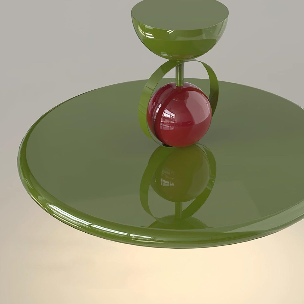 Modern Ceiling Light  Green Metal LED Panel Design - Product detail 10