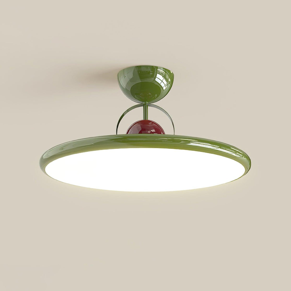 Modern Ceiling Light  Green Metal LED Panel Design - Product detail 12
