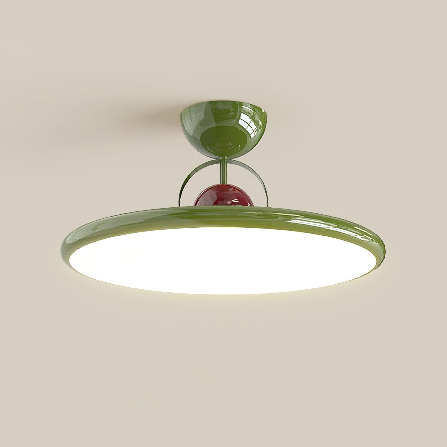 Modern Ceiling Light  Green Metal LED Panel Design - Product detail 12