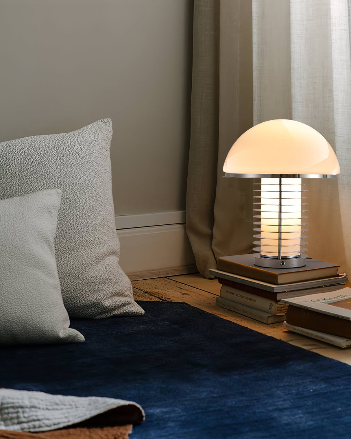 Modern Table Lamp Mushroom Dome Glass Shade - Product detail 10