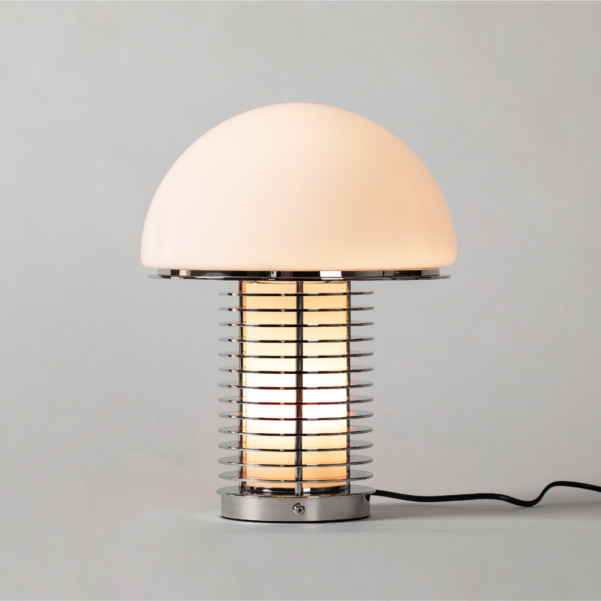 Modern Table Lamp Mushroom Dome Glass Shade - Product example