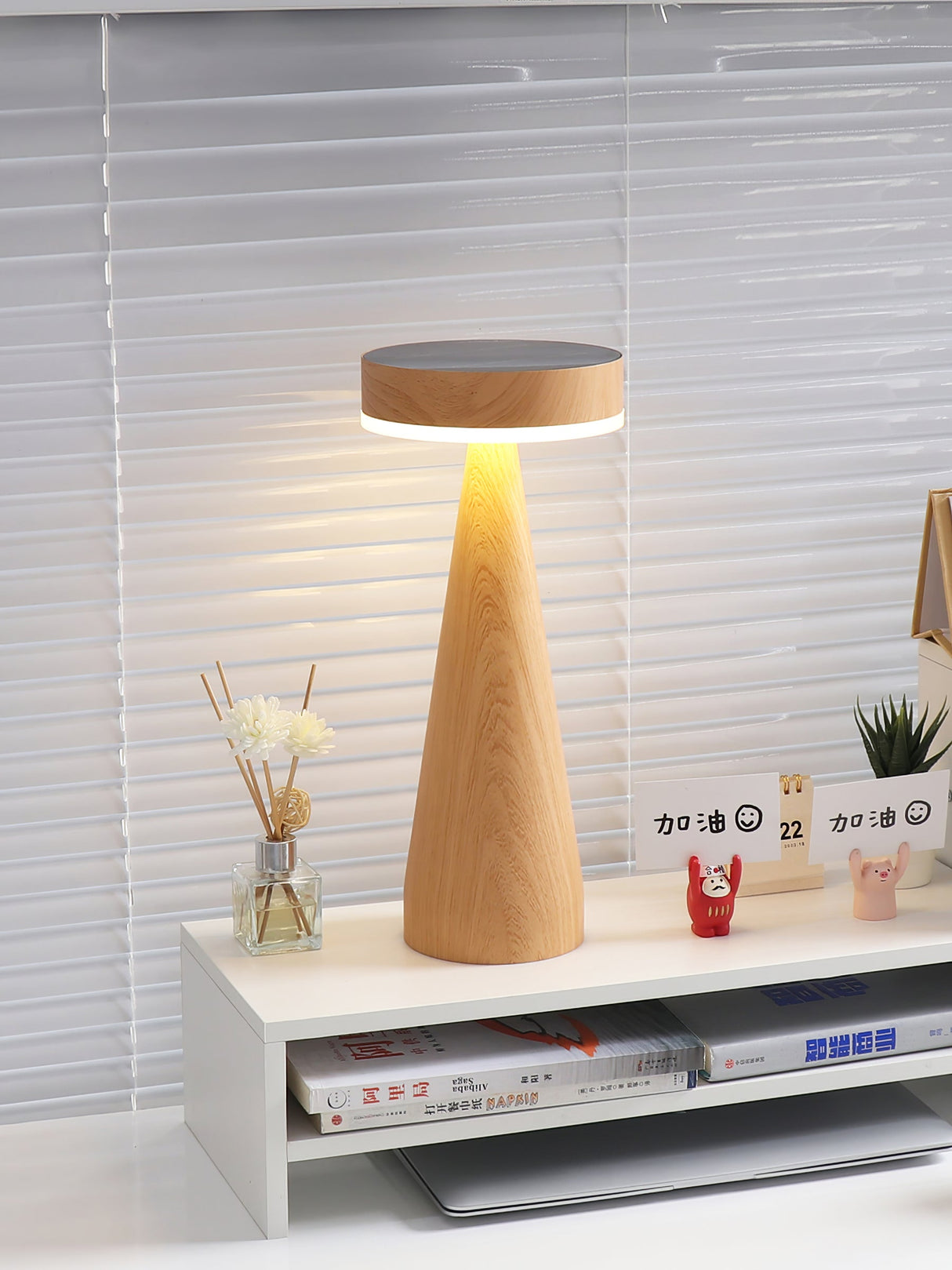 Wooden Table Lamp Minimalist Maritime Design - Product detail 11