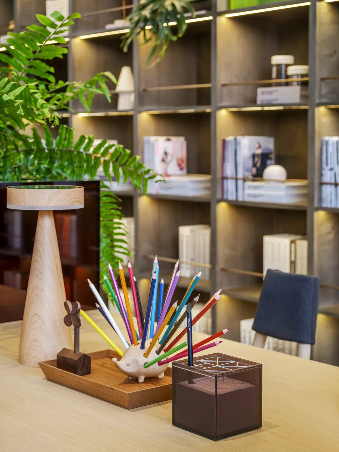 Wooden Table Lamp Minimalist Maritime Design - Product detail 15