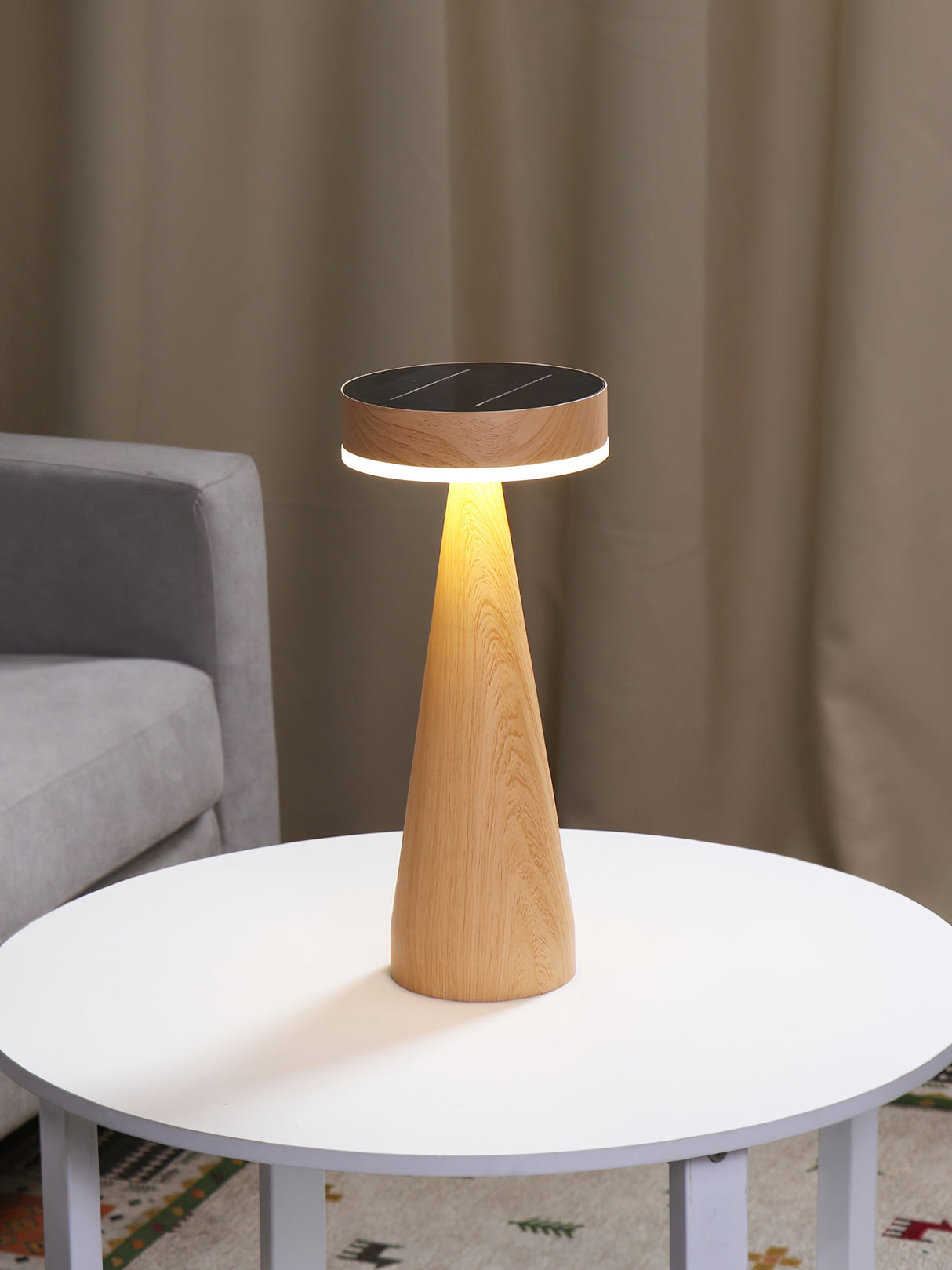 Wooden Table Lamp Minimalist Maritime Design - Product detail 17