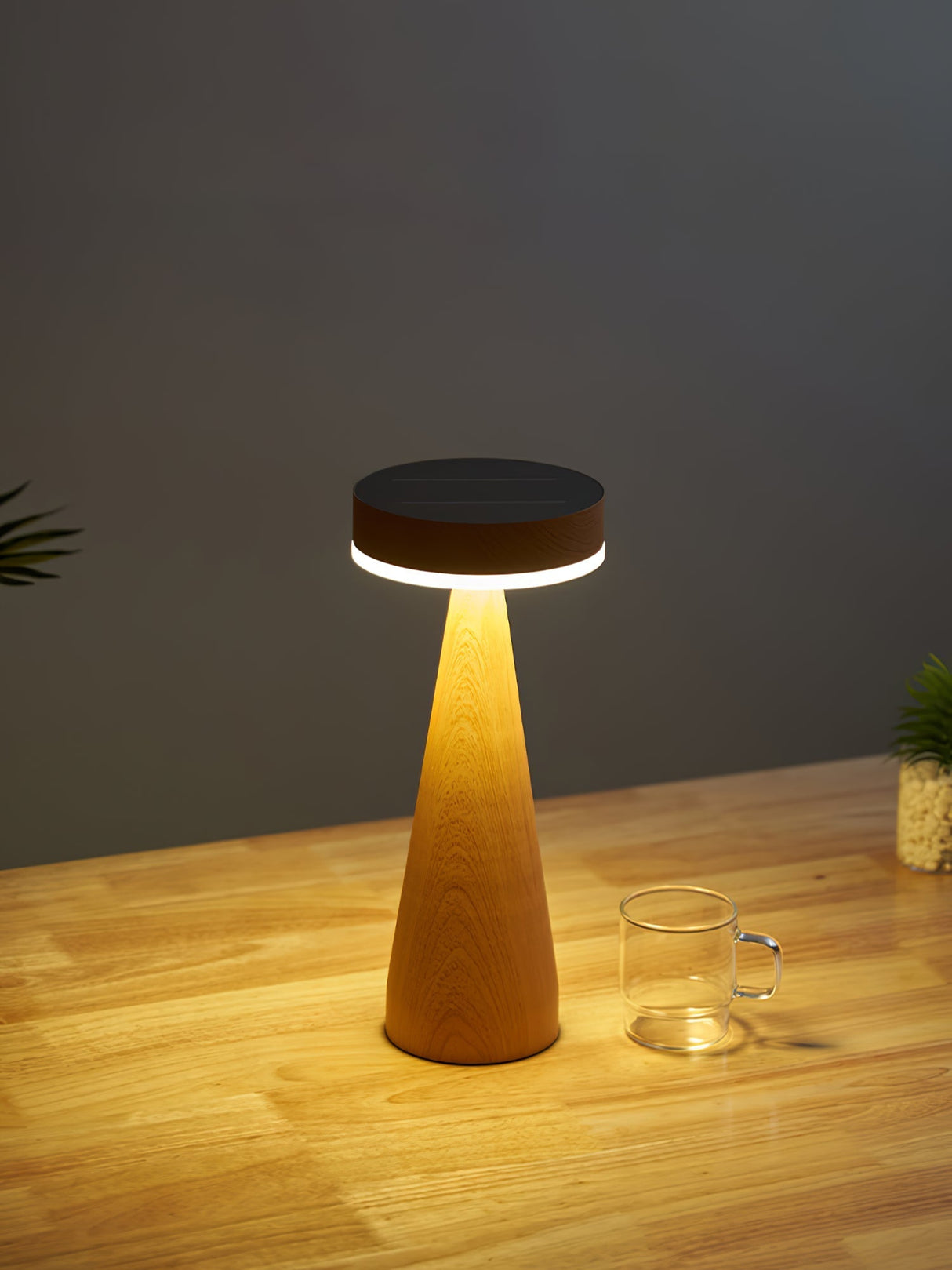 Wooden Table Lamp Minimalist Maritime Design - Product detail 19