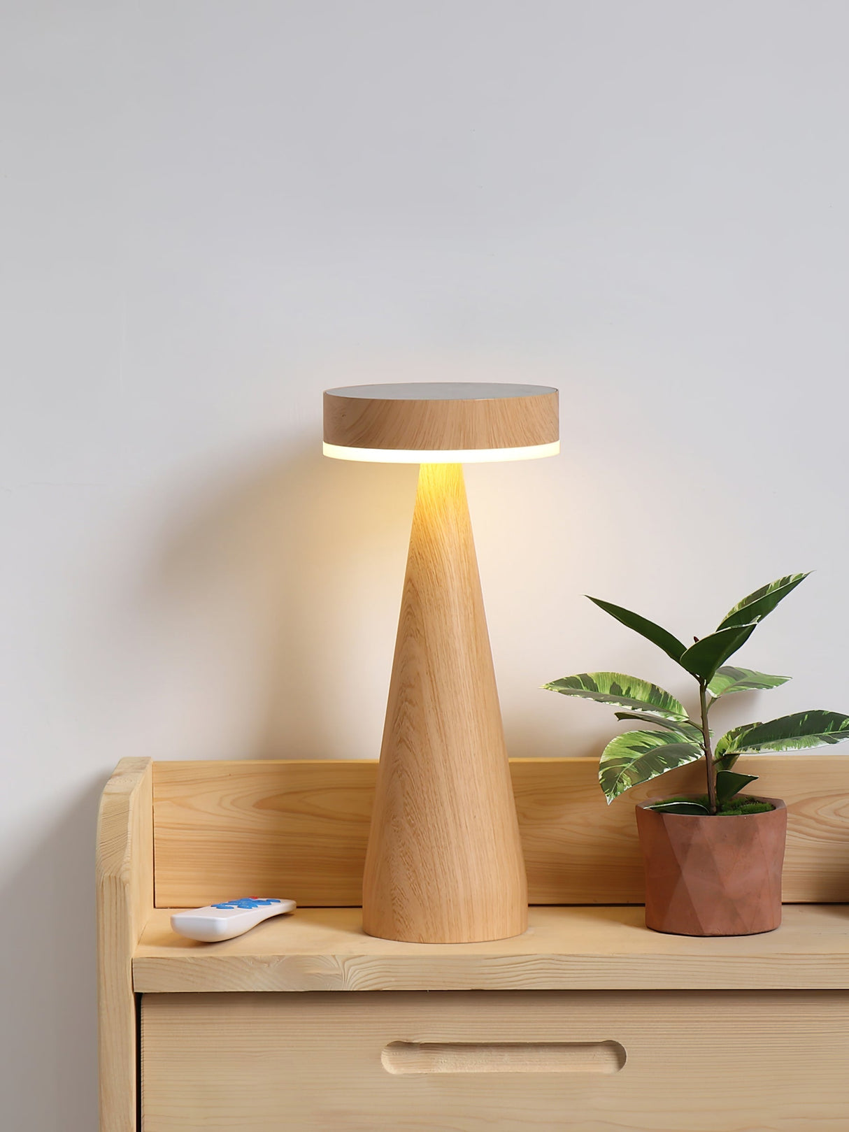 Wooden Table Lamp Minimalist Maritime Design - Product detail 20