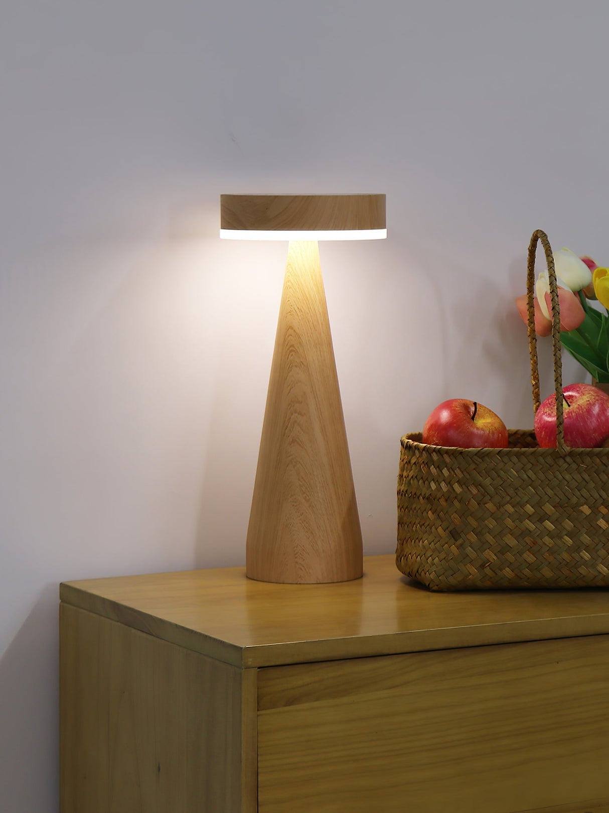 Wooden Table Lamp Minimalist Maritime Design - Product detail 21