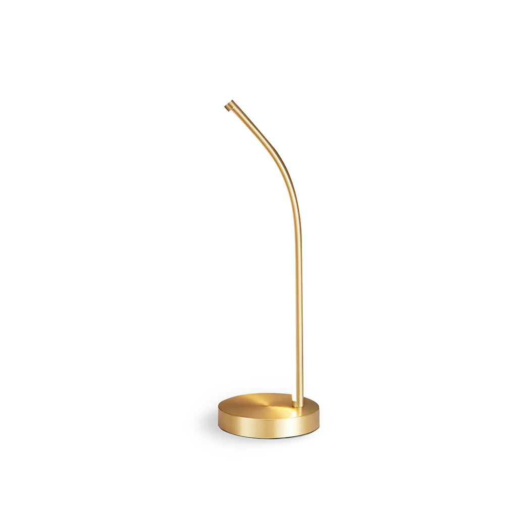 Modern LED Desk Lamp Curved Brass Design - Product detail 13