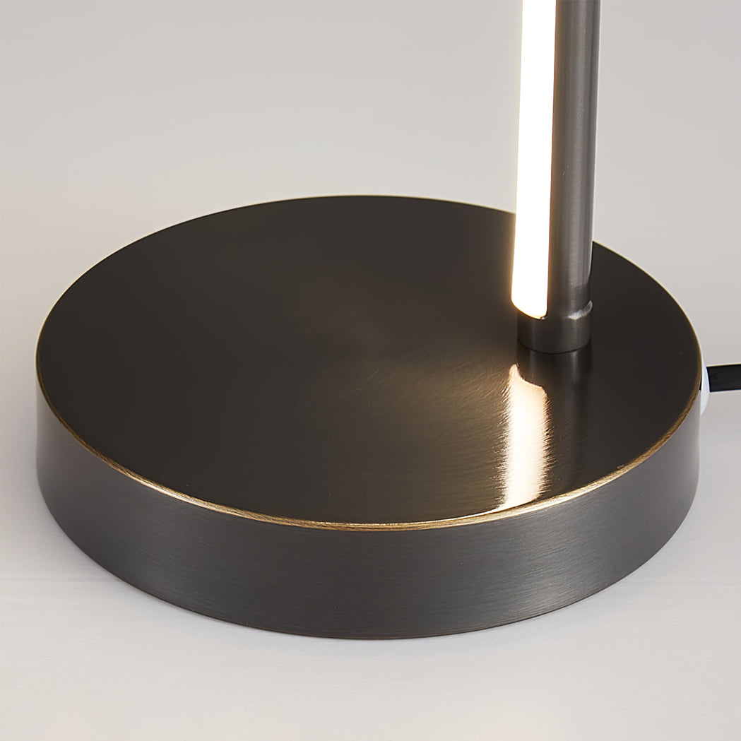 Modern LED Desk Lamp Curved Brass Design - Product detail 9