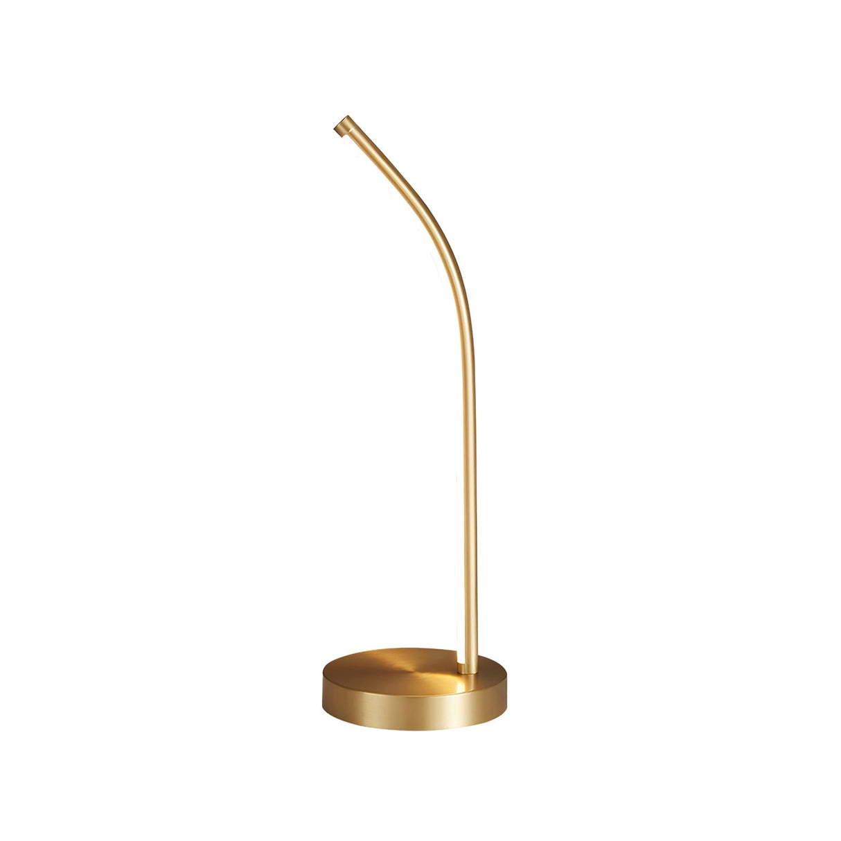 Modern LED Desk Lamp Curved Brass Design - Product detail 10