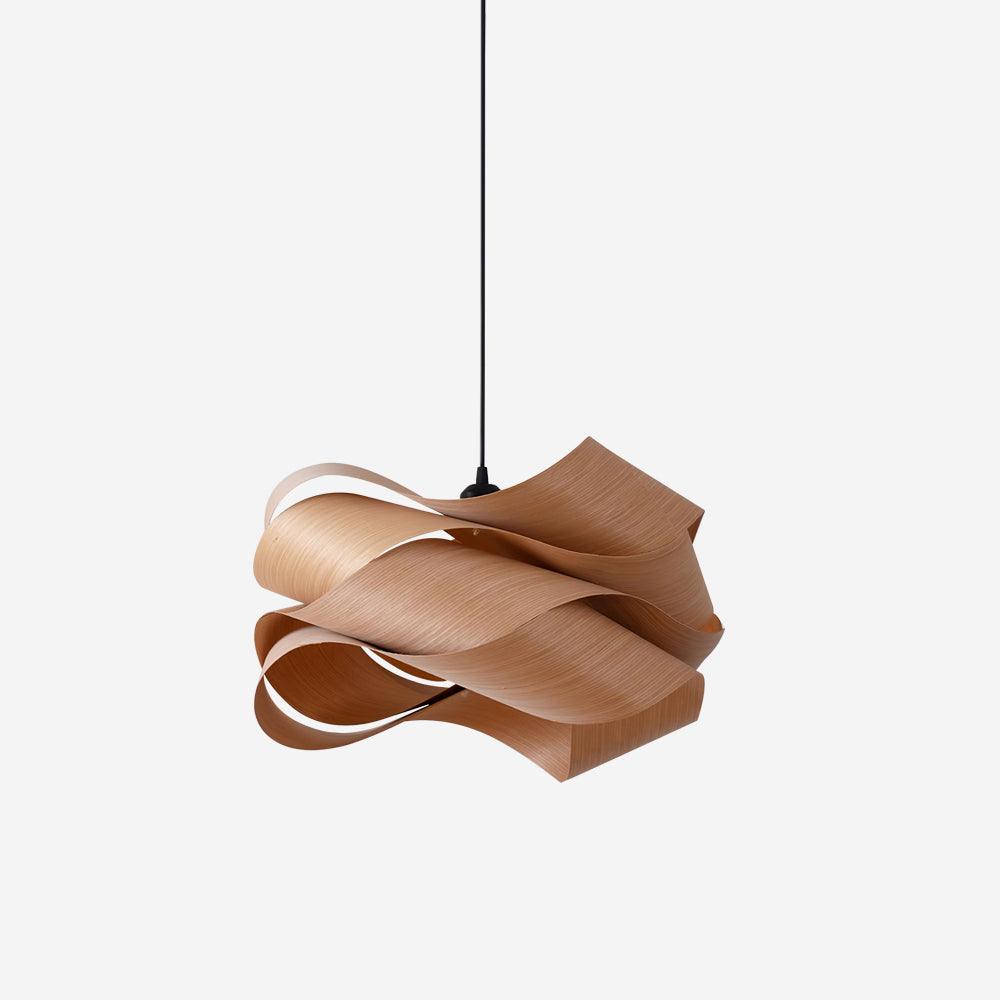 Modern Wood Pendant Light  Natural Grain Spiral Design - Product detail 21