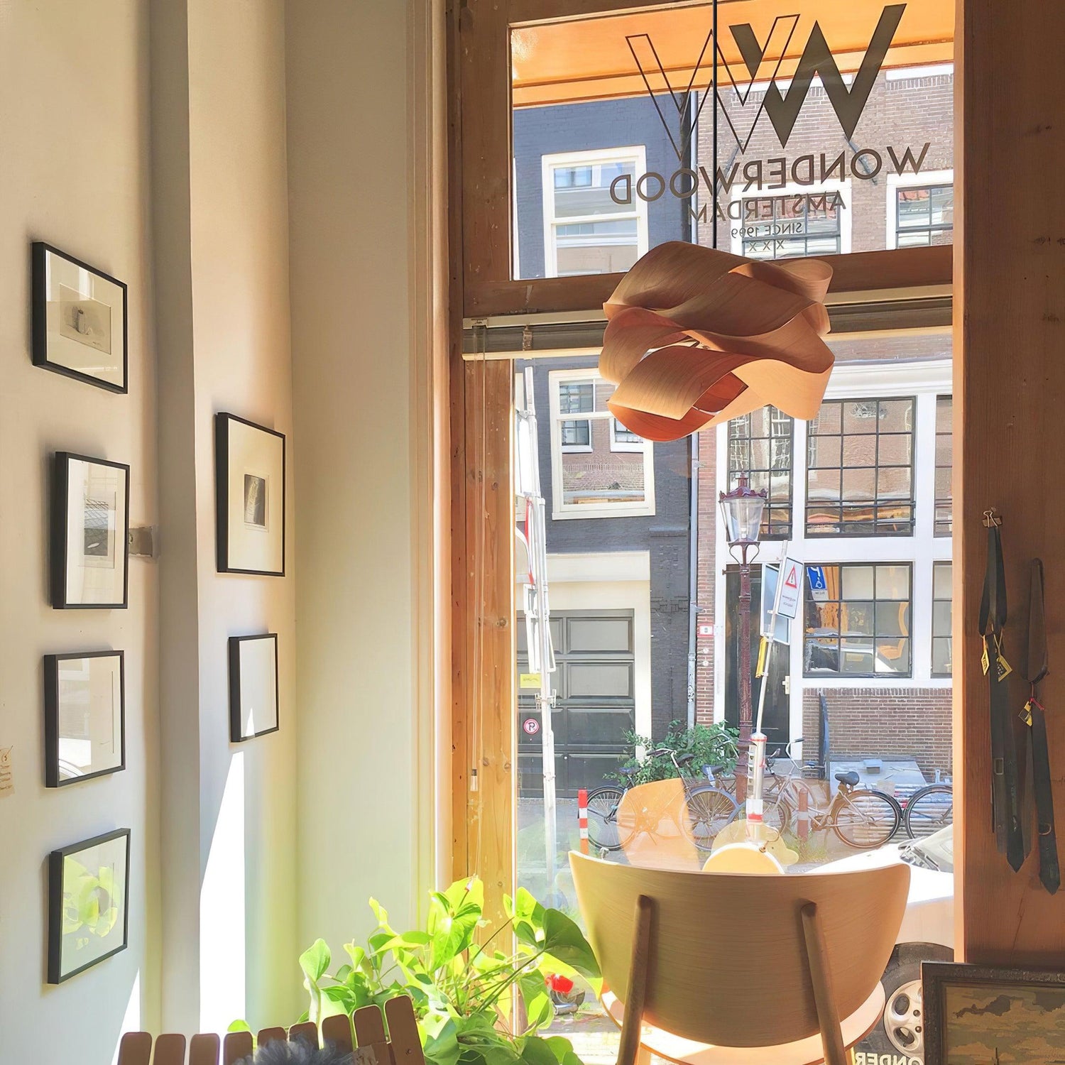 Modern Wood Pendant Light  Natural Grain Spiral Design - Product detail 13