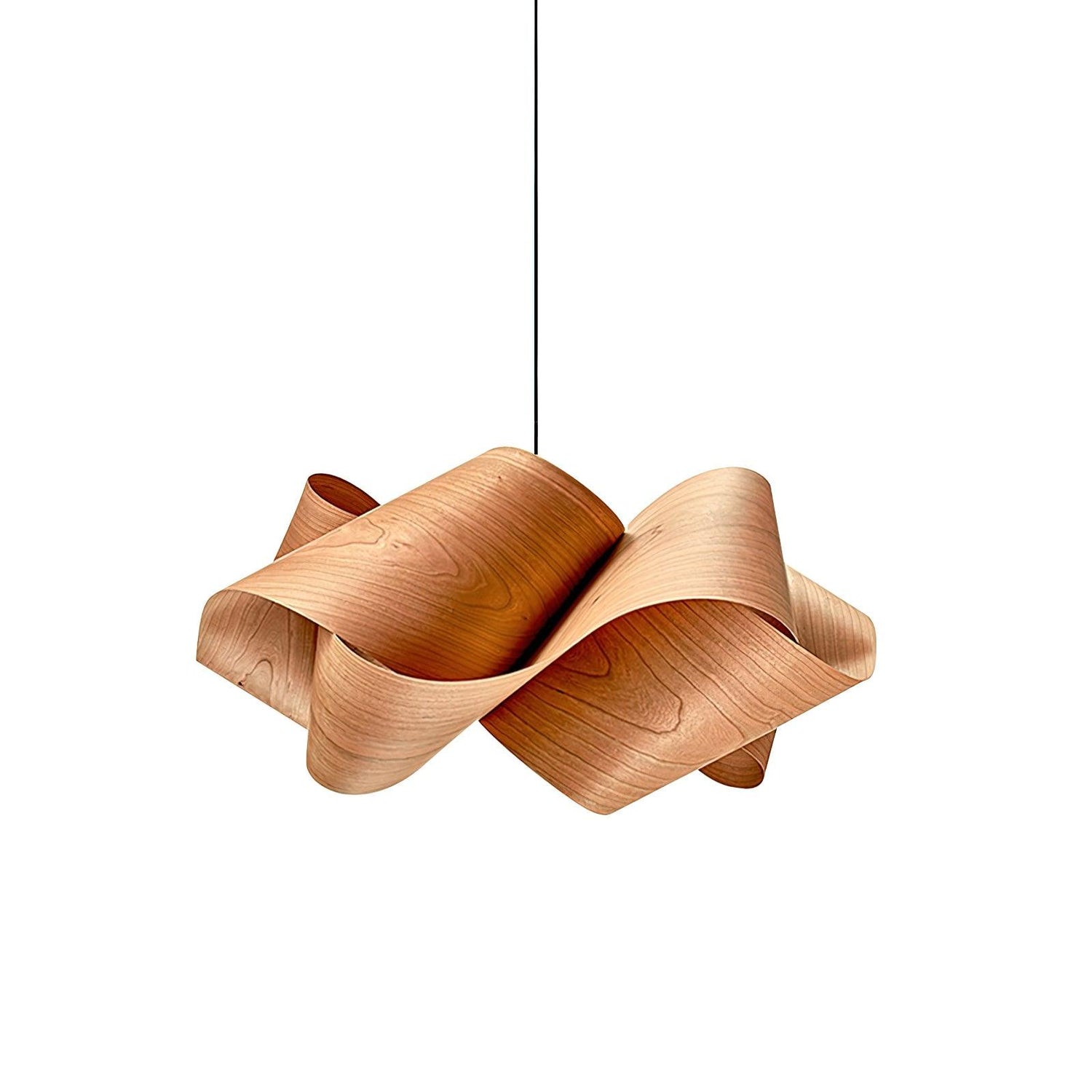 Modern Wood Pendant Light  Natural Grain Spiral Design - Product detail 23