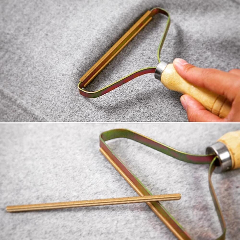 Fabric Shaver Tool Copper Head Lint Remover with Wooden Handle - Product detail 8