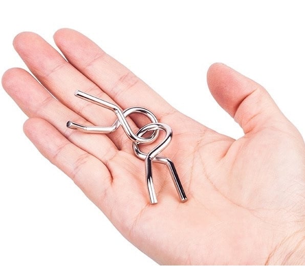 Metal Brain Teaser Puzzle Set 36 Educational Logic Challenges for Kids - Product detail 4