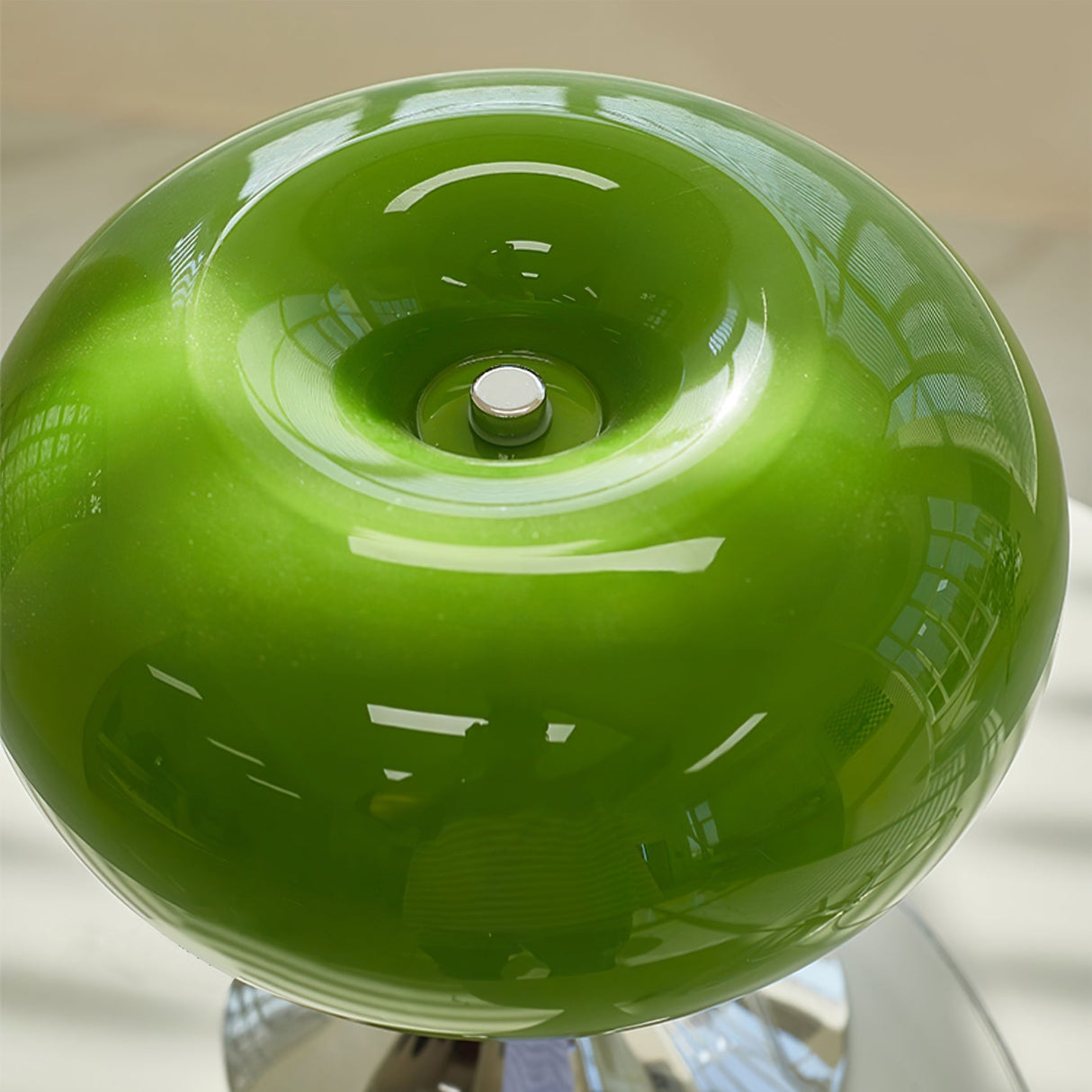 Modern Table Lamp Glass Globe Chrome Base Design - Product detail 19