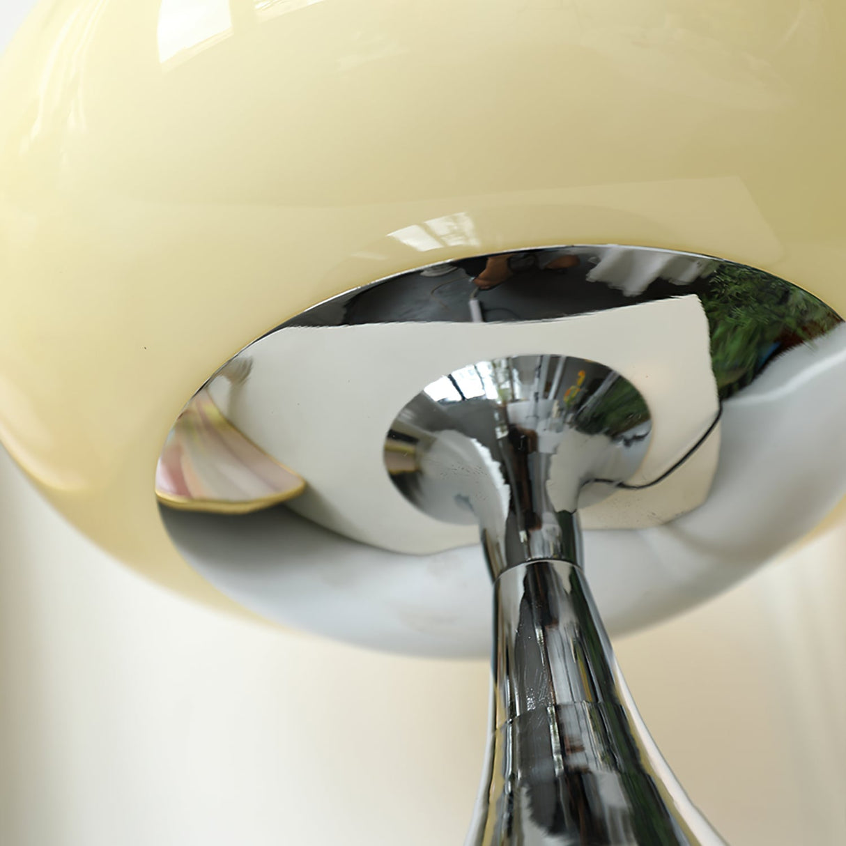 Modern Table Lamp Glass Globe Chrome Base Design - Product detail 22