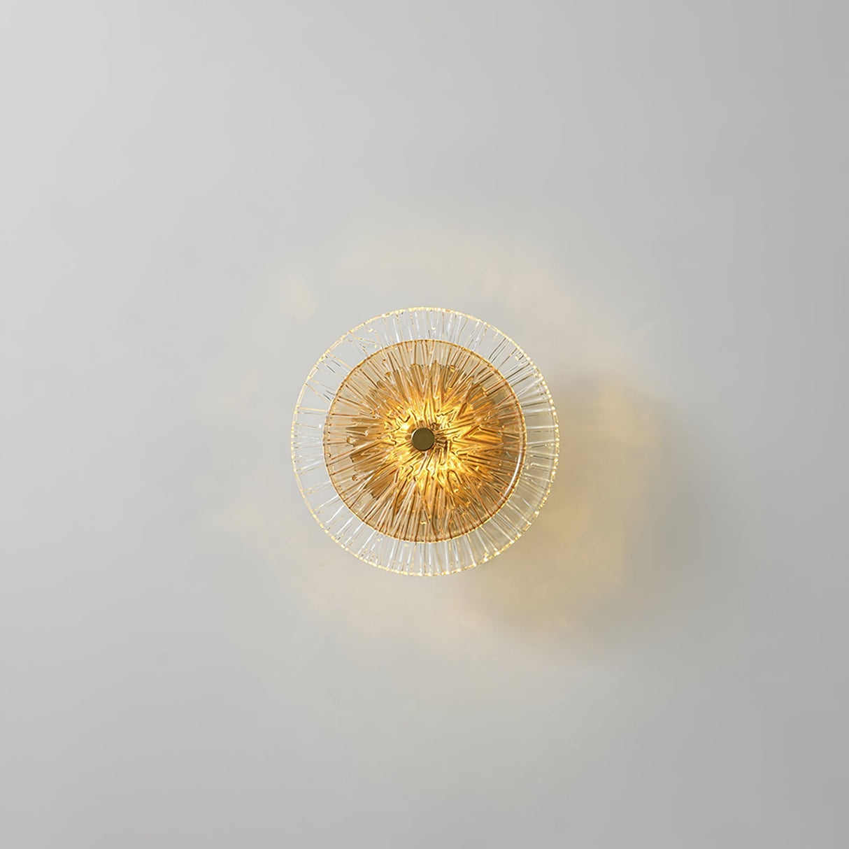 Modern Lotus Wall Light Textured Glass Disc Design - Product detail 38