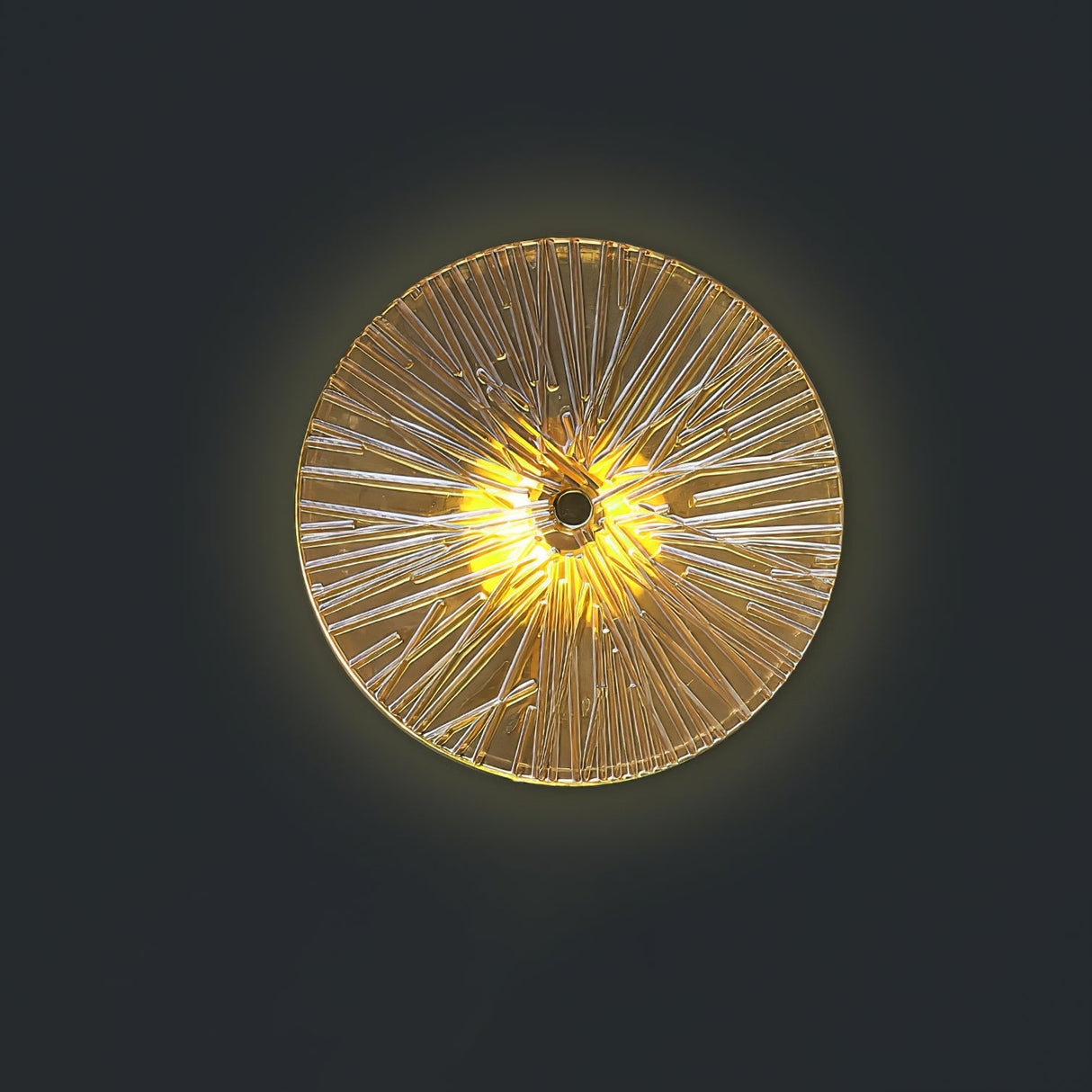 Modern Lotus Wall Light Textured Glass Disc Design - Product detail 34