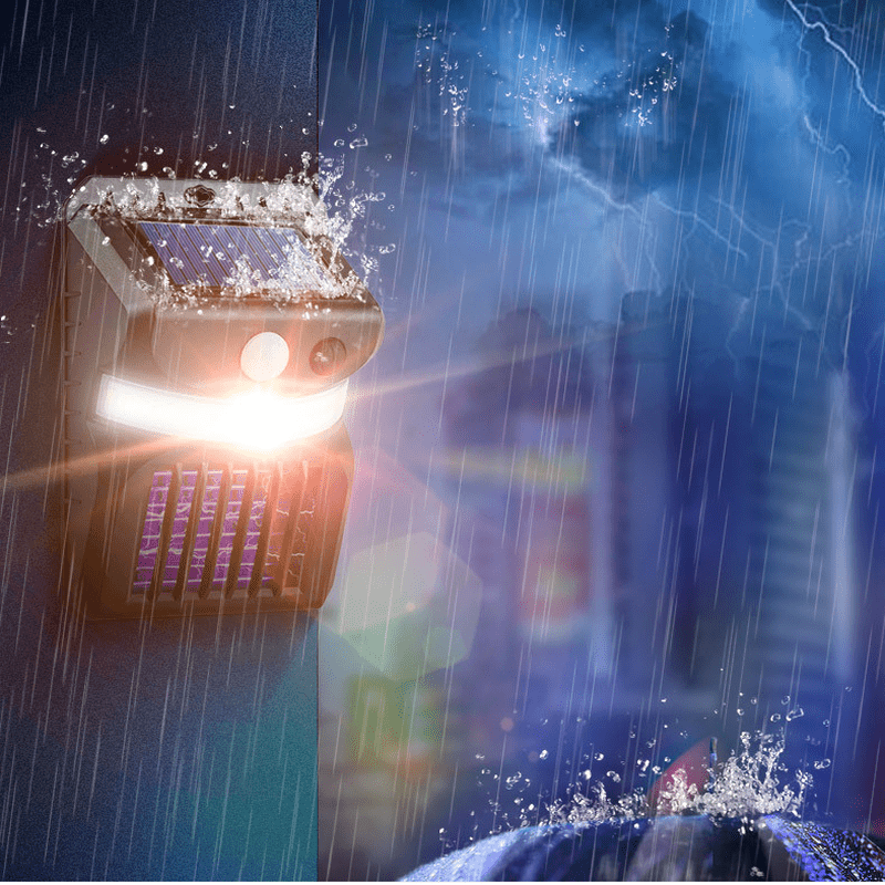 Solar Mosquito Repellent Light Motion Sensor LED Outdoor Lamp - Detailed view