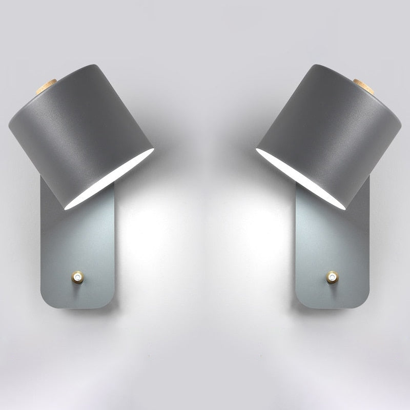 Modern LED Wall Sconce Adjustable Metal Design with Switch - Product detail 5