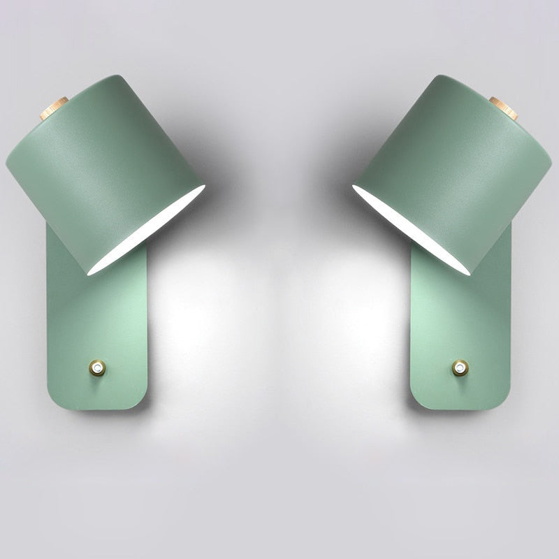 Modern LED Wall Light White Metal Adjustable Sconce - Product detail 6