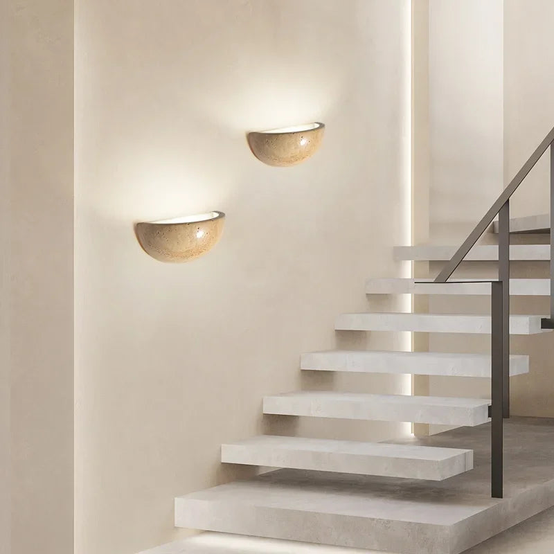 Stone Wall Light Natural Texture LED Sconce - Product detail 5