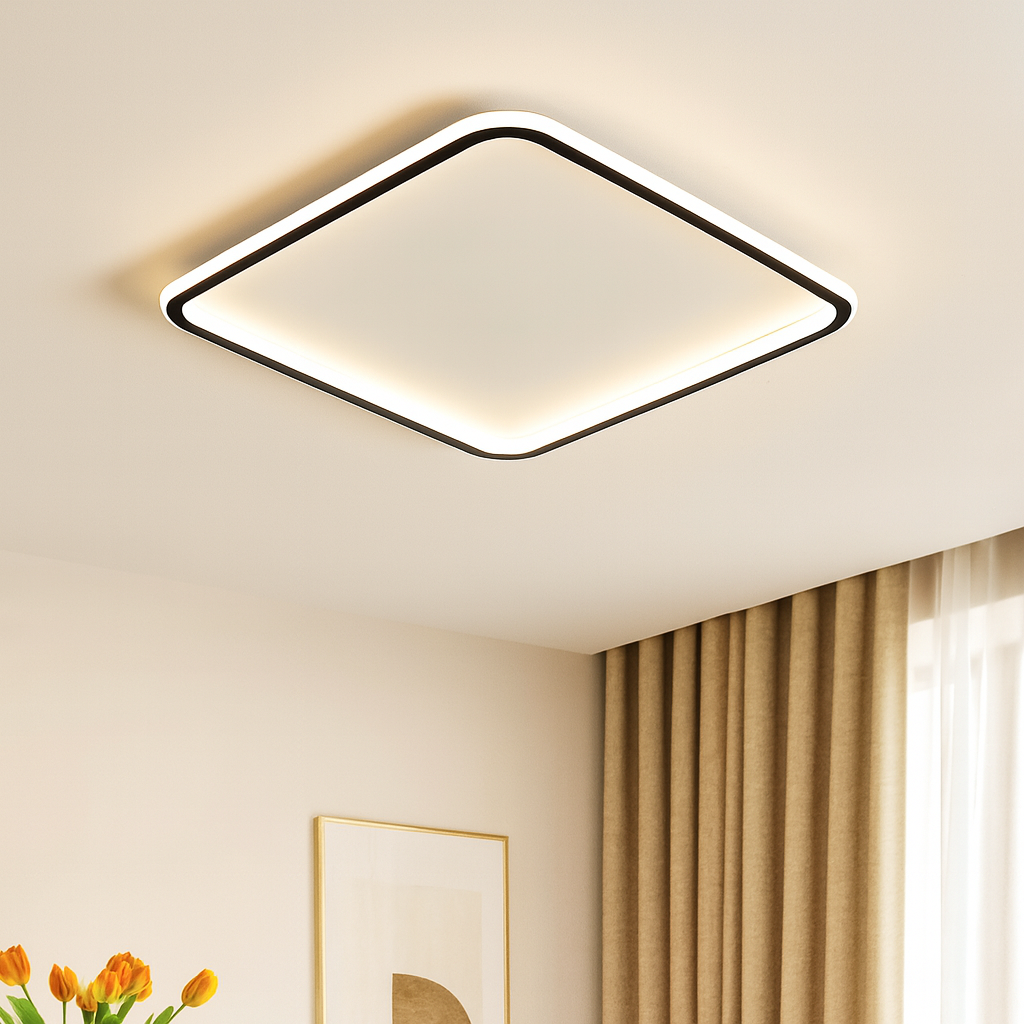 Modern Square Ceiling Light Minimalist LED Panel Design - Product example