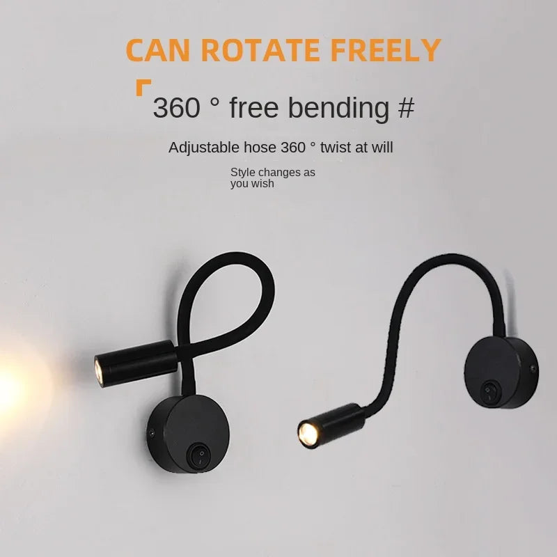 LED Wall Light Adjustable Flexible Arm Reading Lamp - Product detail 8