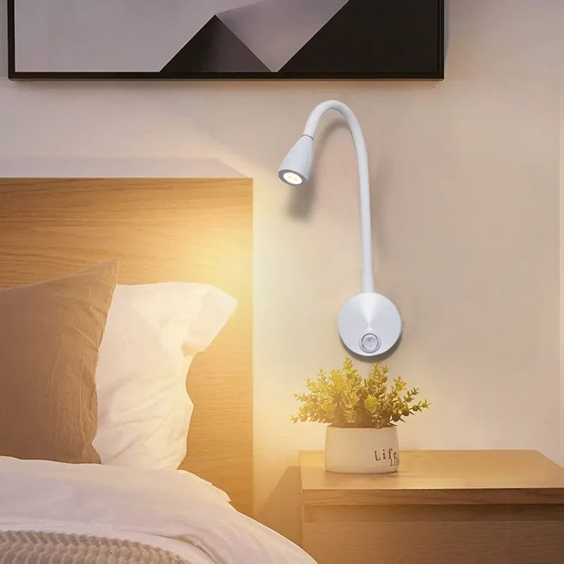 LED Wall Light Adjustable Flexible Arm Reading Lamp - Product detail 9