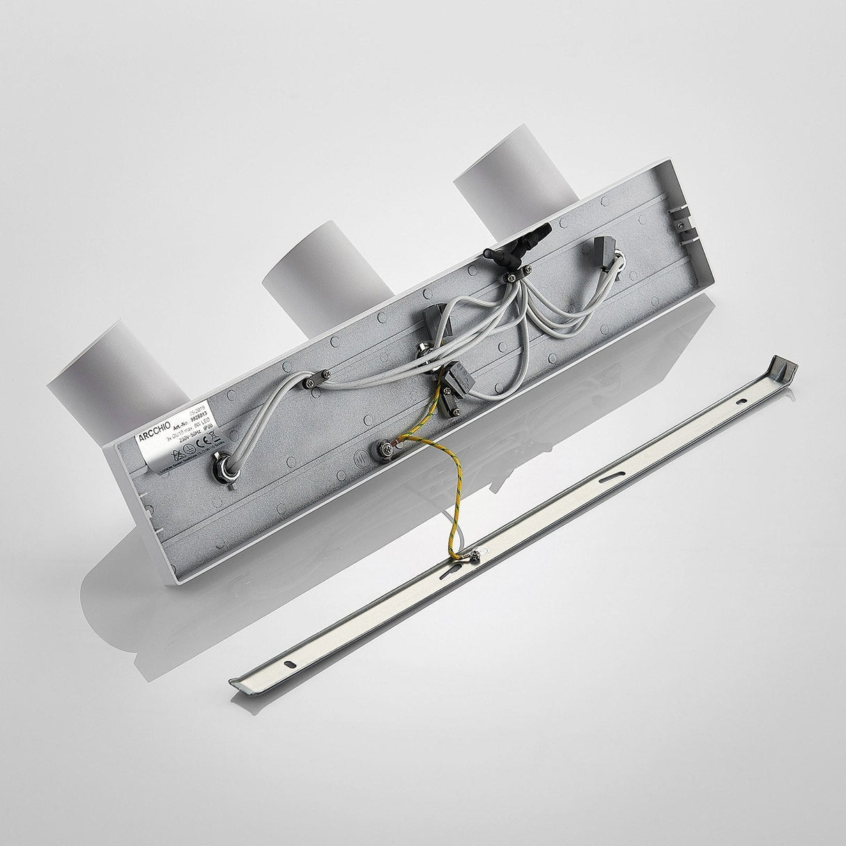 Triple Ceiling Spotlight White Adjustable Track Light - Product detail 8