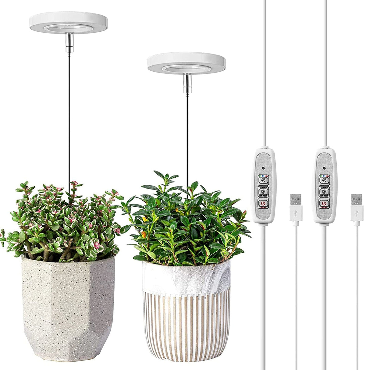 LED Grow Light Full Spectrum Indoor Plant Lamp with Adjustable Height - Detailed view