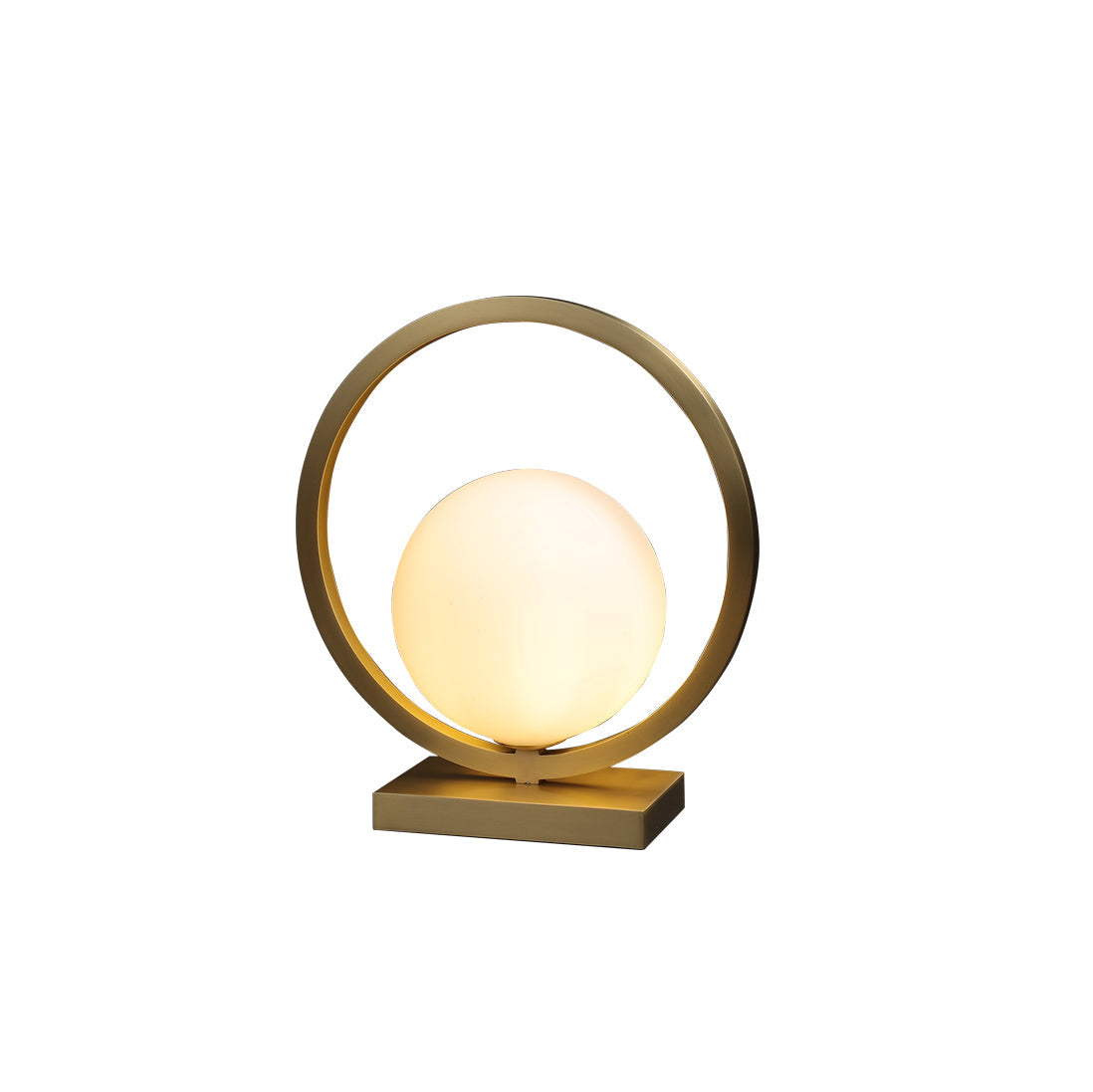 Modern Table Lamp Brass Circle Globe Design - Product detail 12