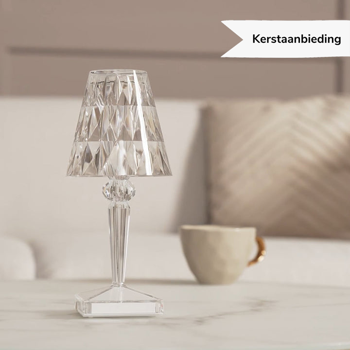 Crystal Table Lamp Wireless Dimmable LED Design - Product example