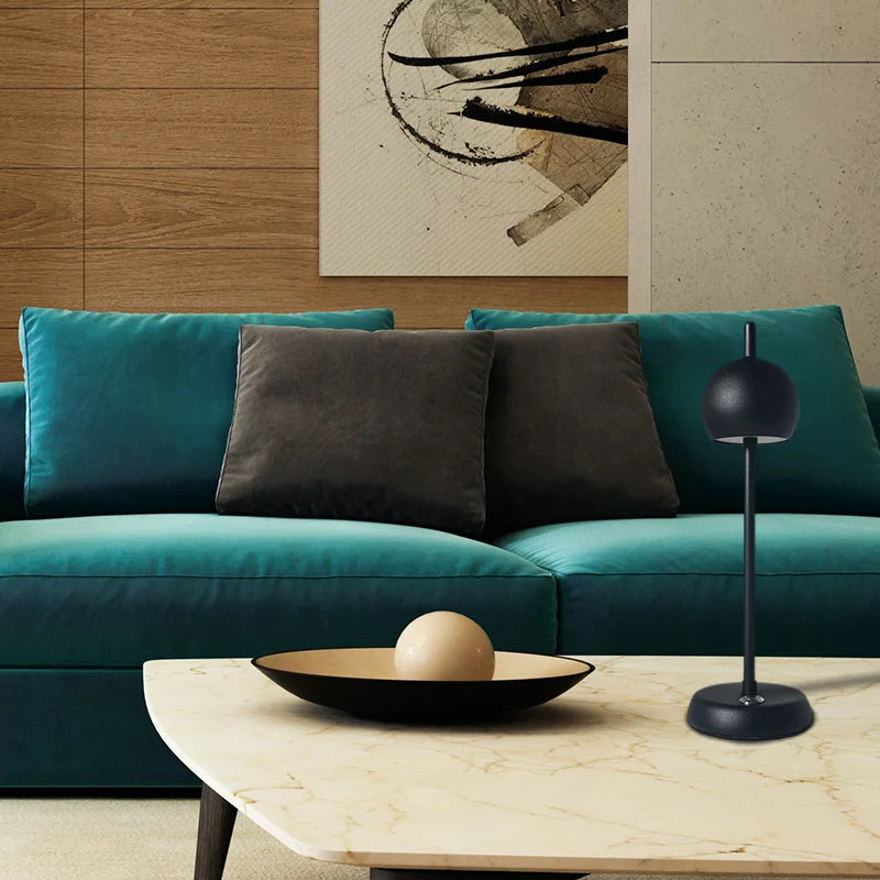 Modern LED Desk Lamp Minimalist Black Iron Design - Product example