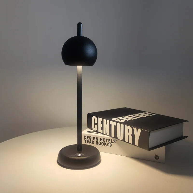 Modern LED Desk Lamp Minimalist Black Iron Design - Product showcase