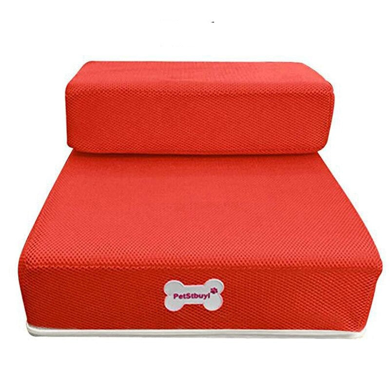 Orthopedic Pet Steps  Two-Tier Mesh Foam Design - Detailed view