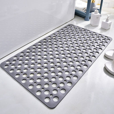 Non-Slip Shower Mat  PVC Drainage Design With Suction Cups - Product showcase