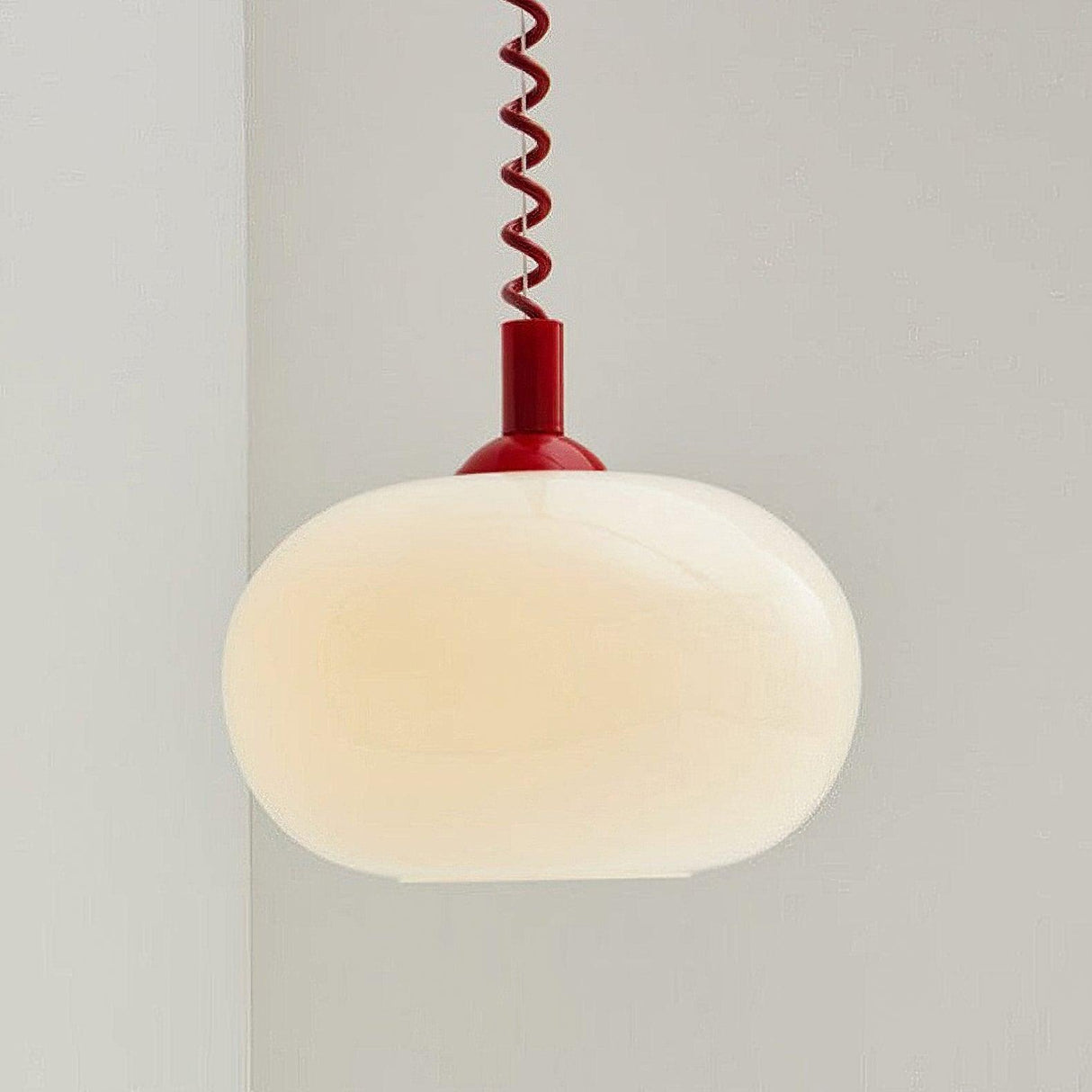 Modern Pendant Light Frosted Glass Dome Design - Product detail 13