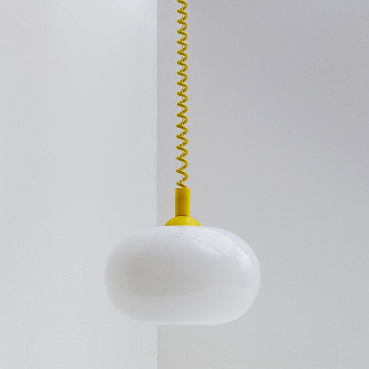 Modern Pendant Light Frosted Glass Dome Design - Product detail 5