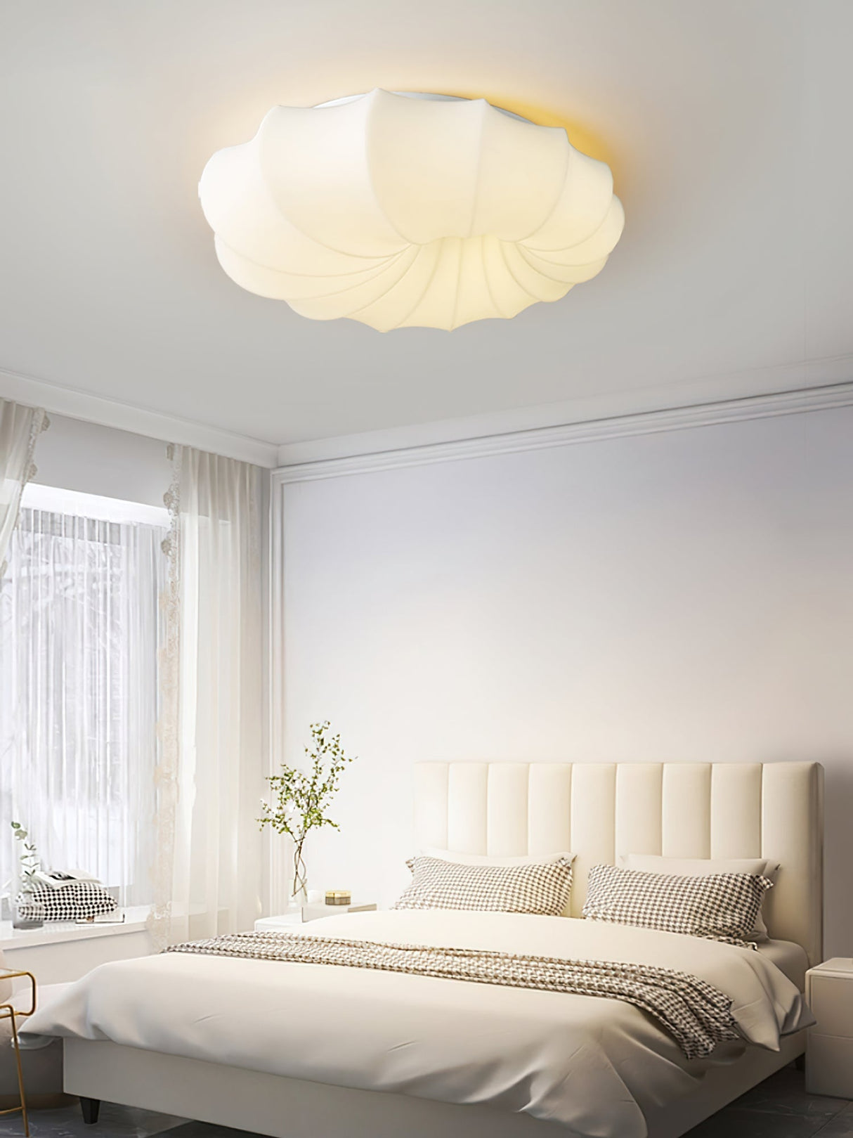 Modern Shell Ceiling Light Sculpted Wave Design - Product detail 7