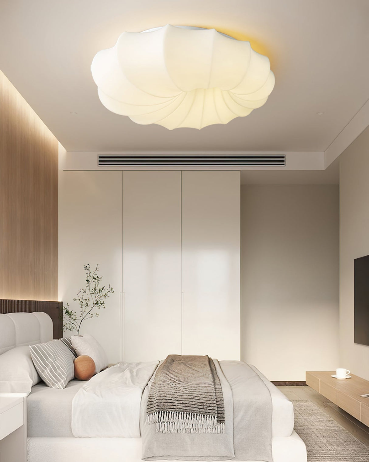 Modern Shell Ceiling Light Sculpted Wave Design - Product detail 8