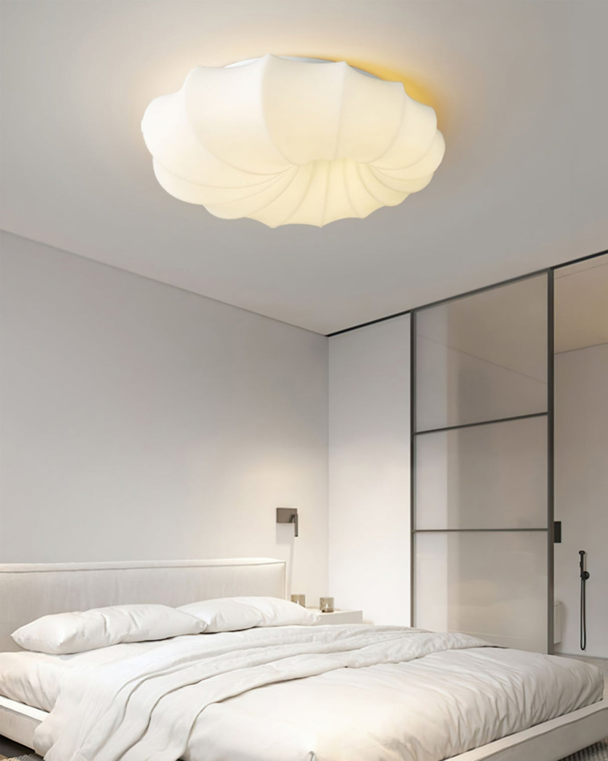Modern Shell Ceiling Light Sculpted Wave Design - Product detail 4