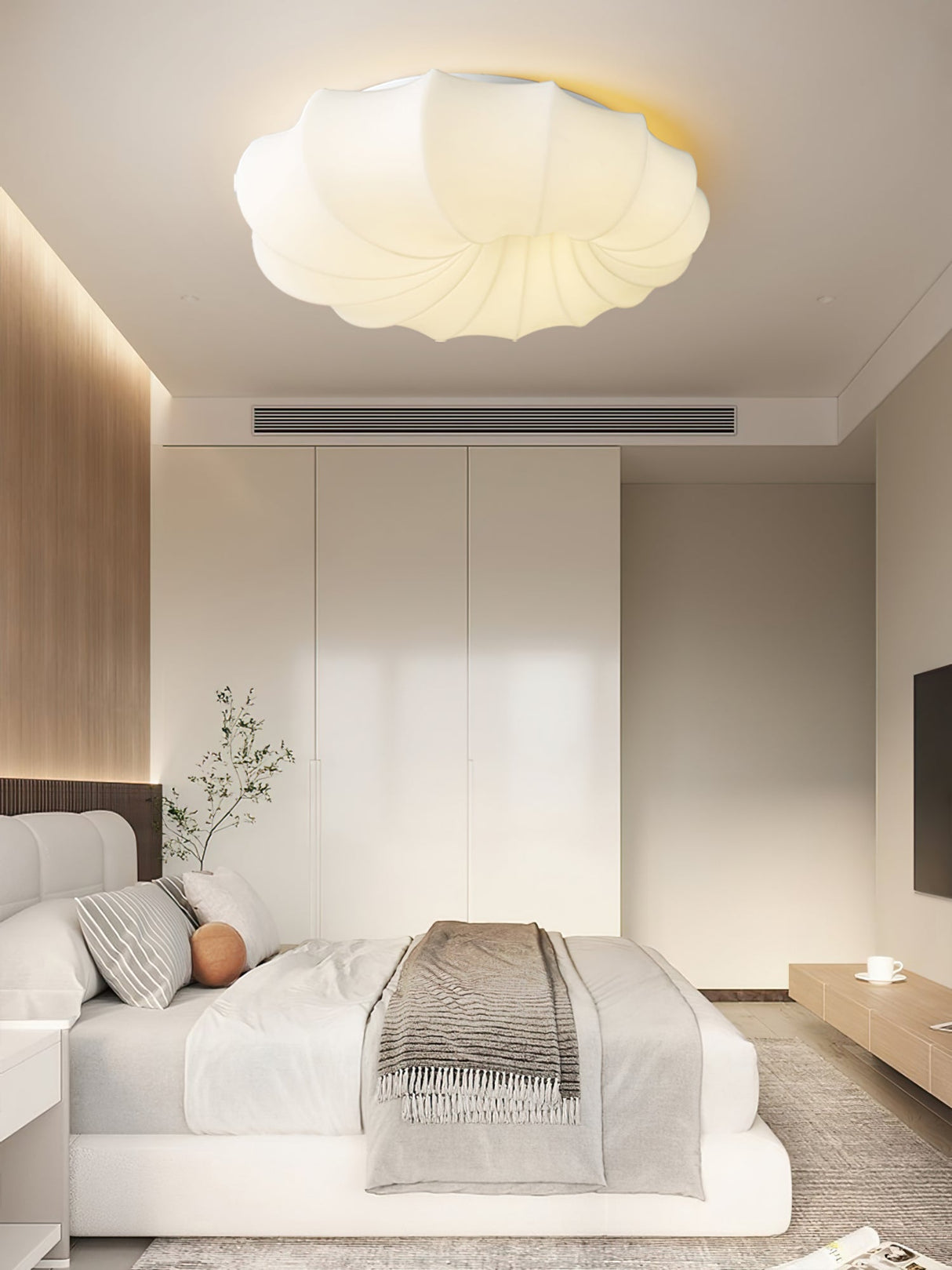 Modern Shell Ceiling Light Sculpted Wave Design - Product detail 9