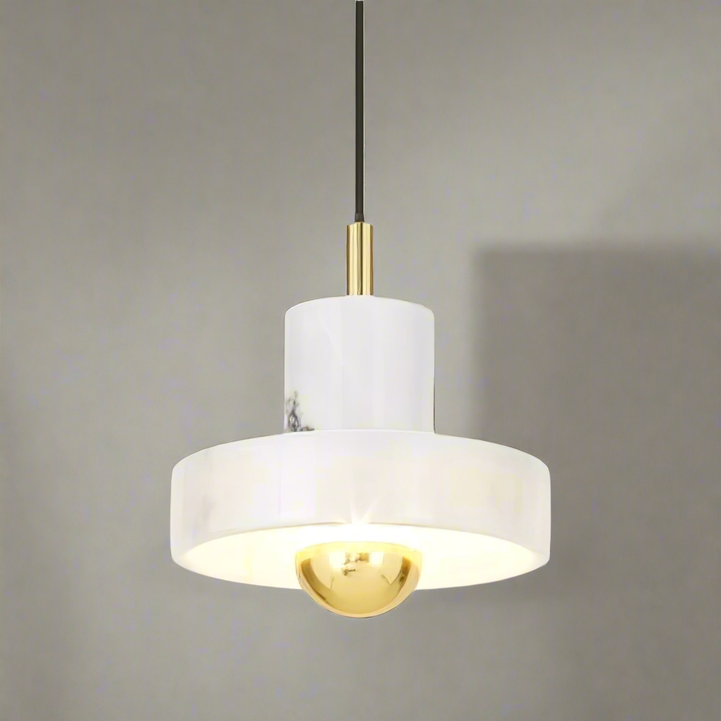 Marble Pendant Light Natural Stone Cylindrical Design - Product detail 4