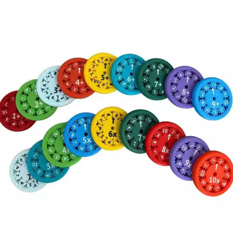 Educational Math Fidget Spinners Colorful Learning Discs Set - Product detail 4