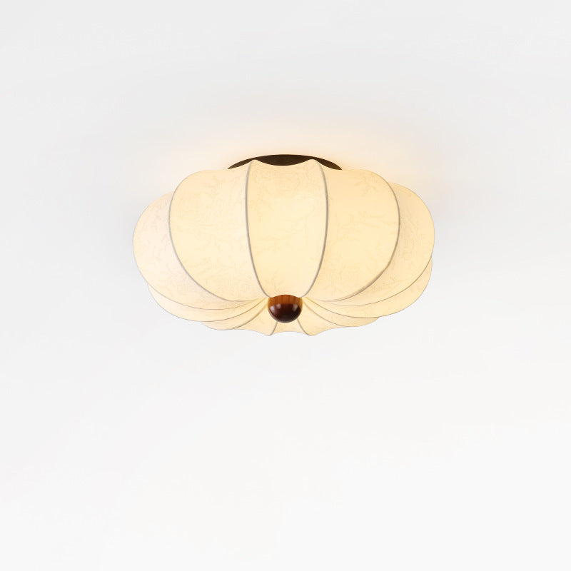 Medieval Ceiling Light Silk Fabric Lantern Design - Product detail 6