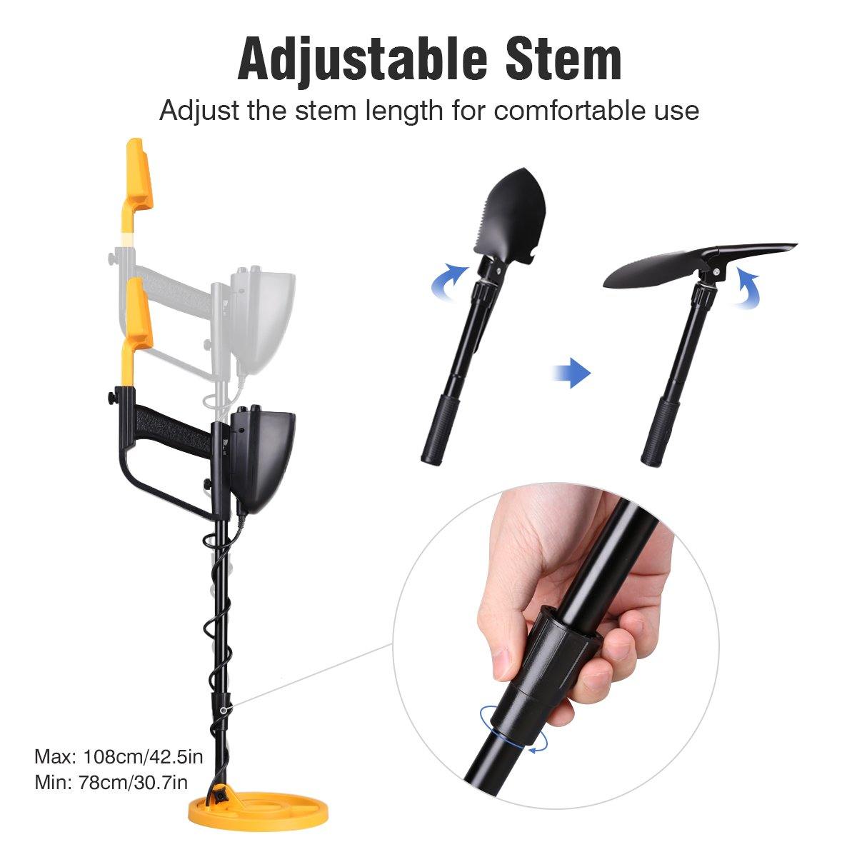 Professional Metal Detector Set  High Sensitivity Detection Kit with Accessories - Product detail 4