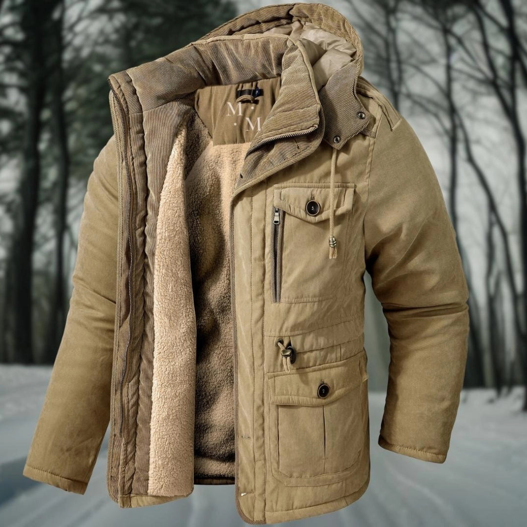 Utility Winter Parka Sherpa Lined Mens Jacket - Product example